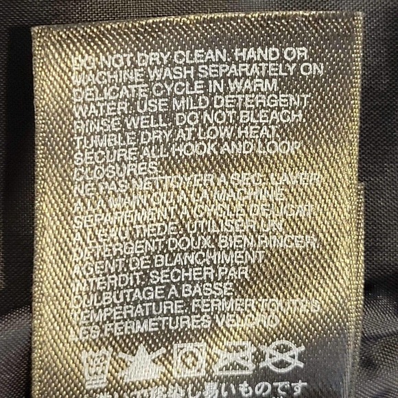 The North Face Womens Small Hyvent Jacket Shell Hiking Outdoors Black No Hood - Picture 9 of 11